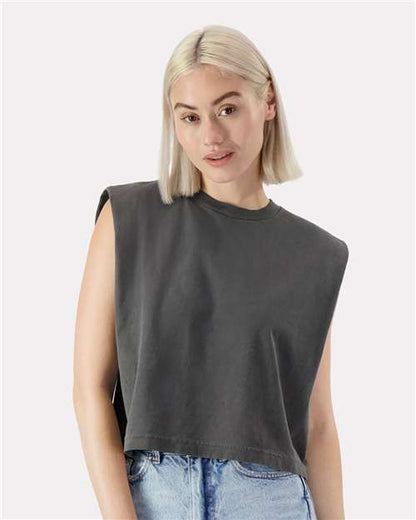 Women's Garment-Dyed Heavyweight Muscle Tee