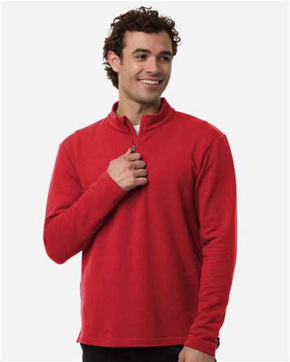 Men's Stretch Quarter-Zip Fleece Pullover