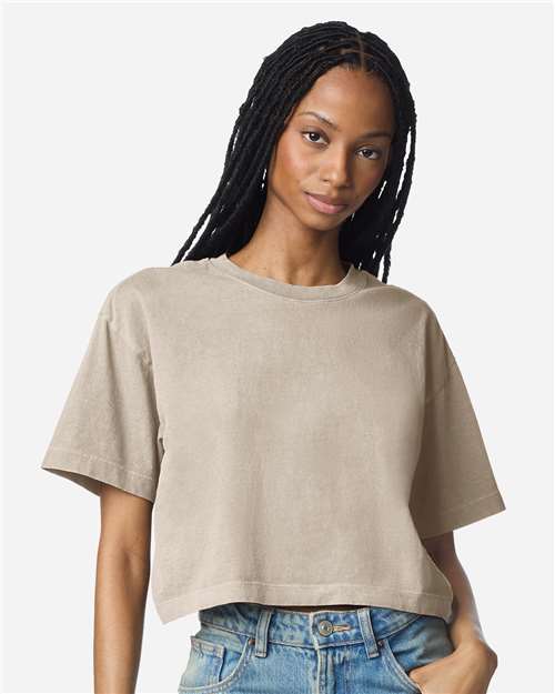 Women's Garment-Dyed Heavyweight Cropped Tee
