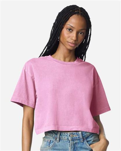 Women's Garment-Dyed Heavyweight Cropped Tee