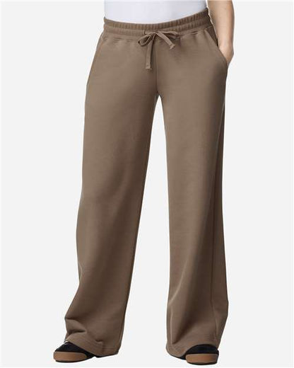 Women's French Terry Wide Leg Pants